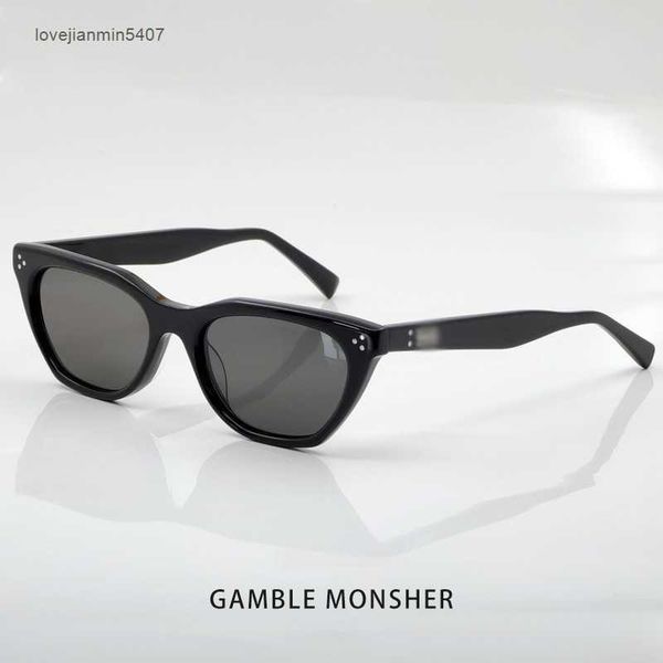 

2023fashion sunglasses 60% retail2023 new gm sheet nylon sunglass cooki with trend sun protection and myopia glass, White;black