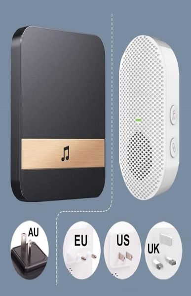 

doorbells ac 110 220v smart indoor doorbell chime wireless wifi door bell us eu uk au plug xsh app for eken v5 v6 v7 m3 2210217432077