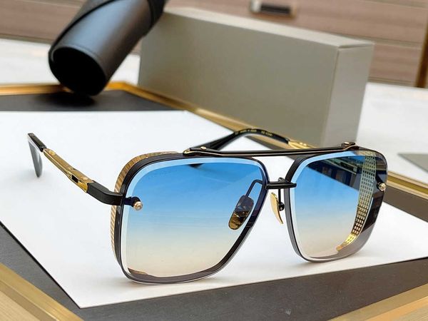 

original 5a a dita mach six luxury quality sunglasses for men limited edition brand designer women uv new selling world famous fashion show, White;black