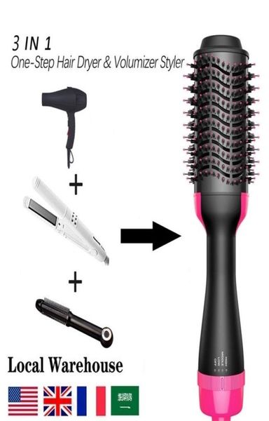 

curling irons 3 in 1 air brush onestep hair dryer and volumizer styler blow professional s 2210173883104