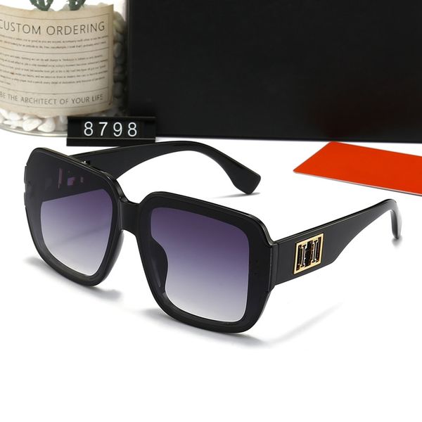 

wholesale luxury h sunglasses orange frame polaroid lens designer letter women's men's glasses premium glasses women's glasse, White;black