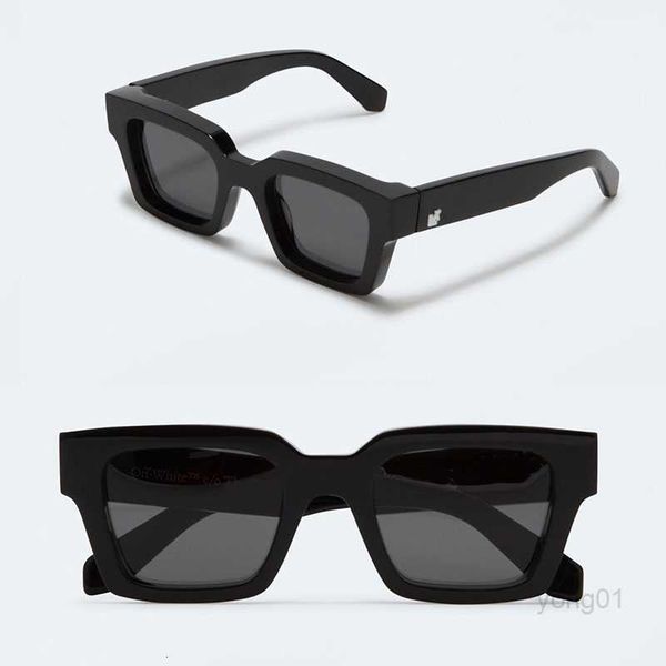 

sunglasses for women omri012 classic black full-frame eye protection fashion off 012 men glasses uv400 protective lenses designer, White;black