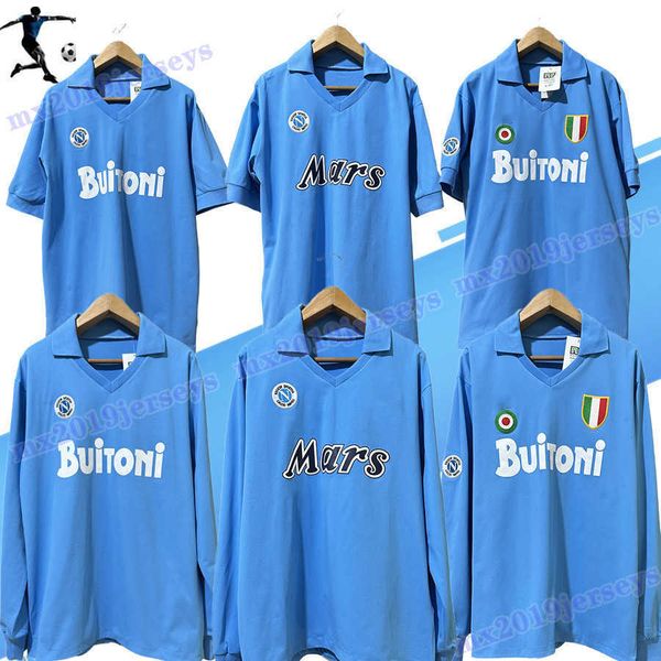

napoli 86 87 88 89 90 91 93 retro jerseys maradona soccer jersey 1986 1987 1988 1989 1990 1991 1993 naples football shirts vintage classic m, Black;yellow