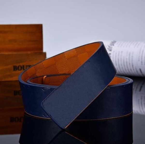 

men 524 designer belt classic fashion casual letter smooth buckle womens mens leather belt width 3.8cm with orange box size 105-125 fadd, Black;brown