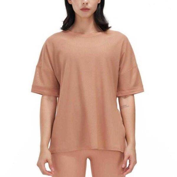 

yoga suit short sleeve mesh sports tshirt women039s quick drying clothes breathable loose fitness sports blouse9602630, White;red