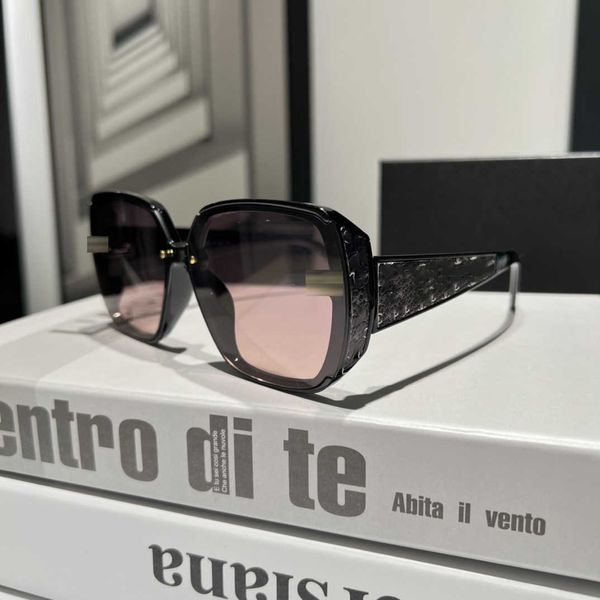 

2023 new xiaoxiang fashion polygonal small long frame sunglasses street p shading, White;black