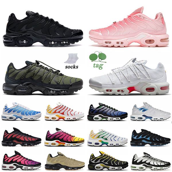 

big size 12 tn plus running shoes utility black refletive tns terrascape berlin triple white unity atlanta pink olive anaglyph mesh women me