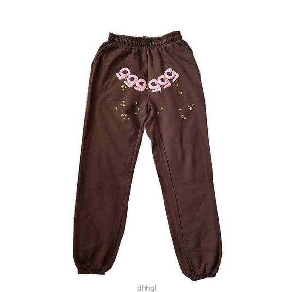 

puff spider web 555555 sweatpants men heavy fabric sp5der pants joggers drawstring women trousers clothing t220803cstgq7s4kocs, Black