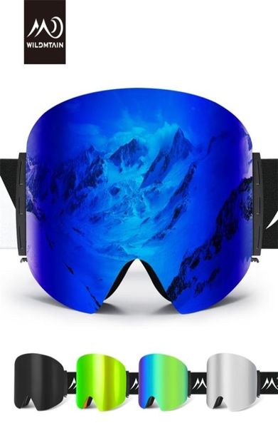 

wildmtain ski goggles snowboard dual layers anti fog skiing snow goggles uv protection ski glasses for men women youth 2201105254449