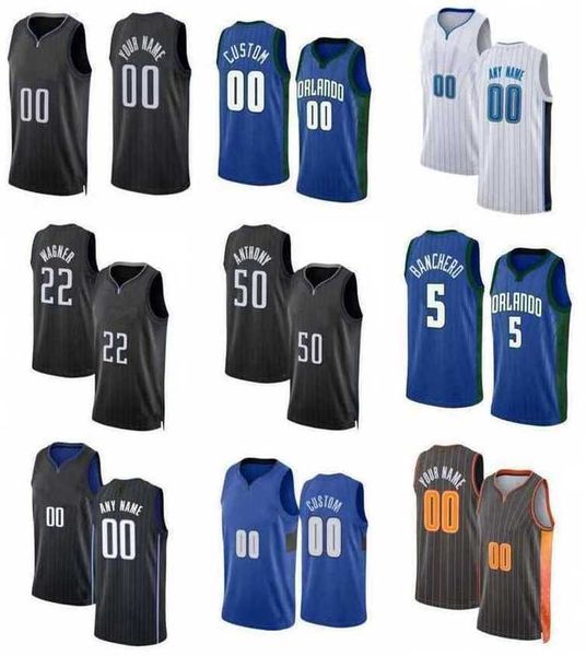 

Paolo Banchero Franz Wagner Custom Basketball Jerseys Wendell Carter Jr Cole Anthony Orlandos Magics Jalen Suggs Terrence Ross RJ Hampton 2023 Cit, As