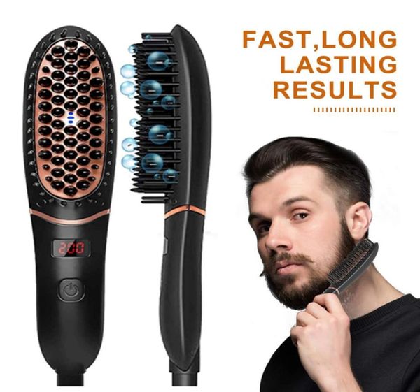 

curling irons hair straightening brush 3 in 1 straightener curler dryer rotary that dries smooth electric 2210314144288
