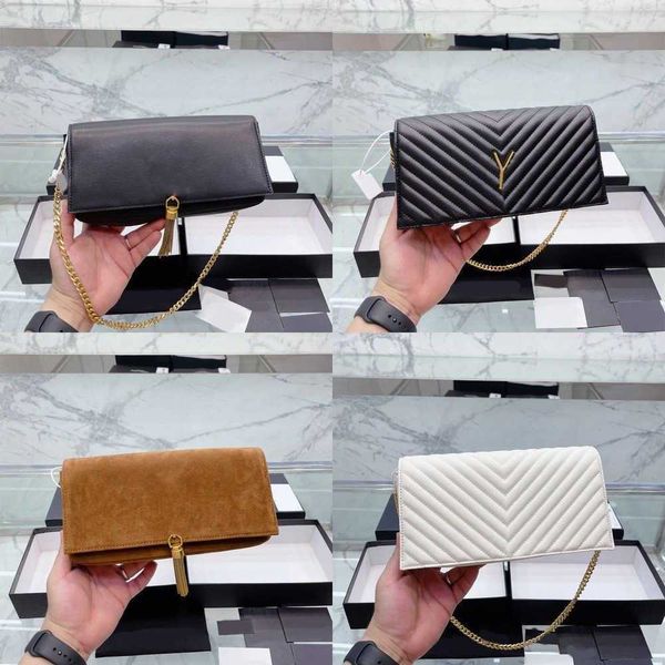 

vintage gold tassel designer bag y letter envelope shoulder bags woman gold chain messenger bag leather luxurys handbags frosted women under