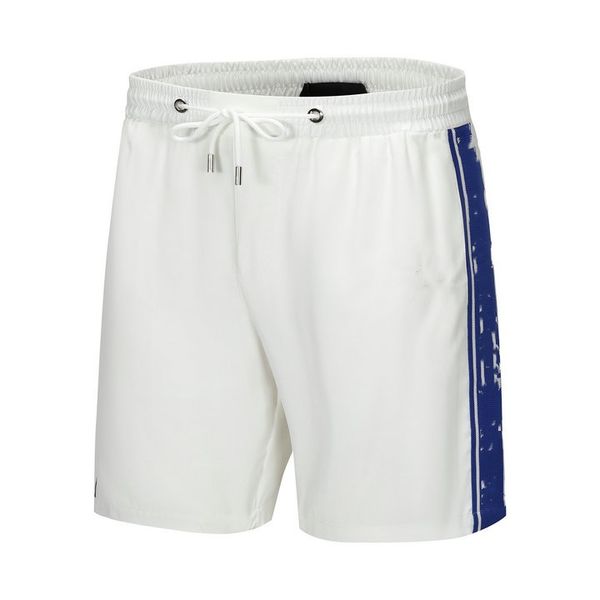 

2023 summer shorts mens summer luxury fashion designer mens womens american striped shorts quick drying beach pants five minute beach pants, White;black