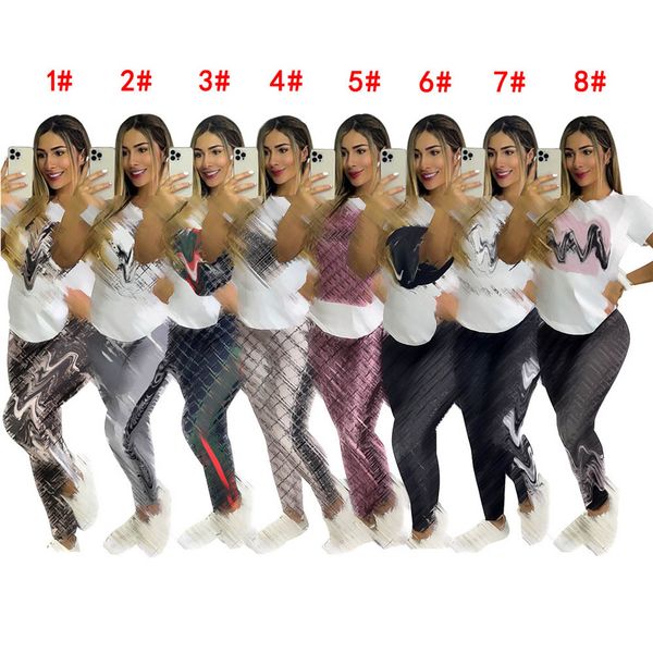 

2023 designer brand women's tracksuits summer y2k casual jogger sports suit letters pritn t-shirt elastic shorts 2 pieces sets outifits, Gray