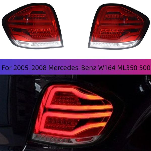 

car styling for 20 05-20 08 mercedes-benz w164 ml350 500 taillight assembly led running light turn signal brake lamp