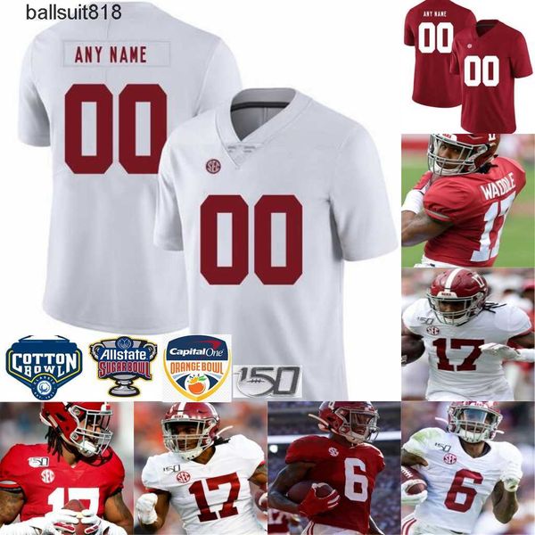 

football jerseys custom ncaa football jersey bryce young will anderson jr. jase mcclellan traeshon holden jahmyr gibbs najee harris jaylen w, Black;red