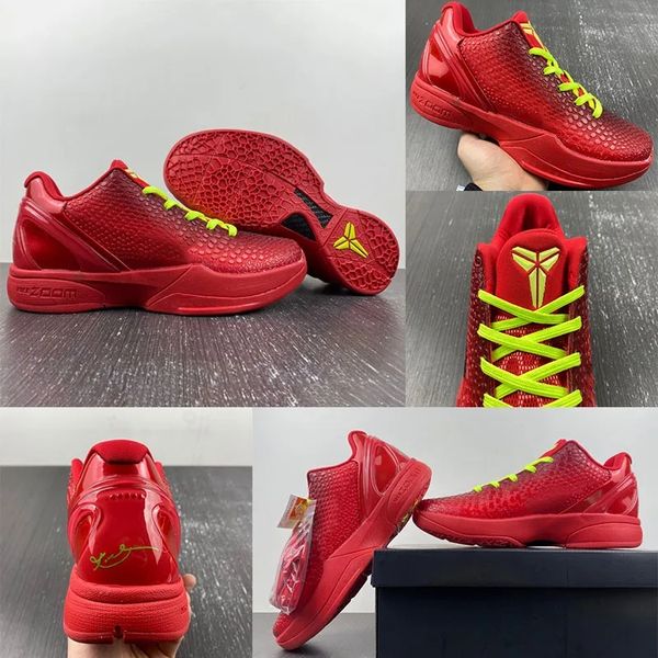

mens running shoes 6 protro reverse grinch fv4921-600 sport sneakers chaussures ship with box