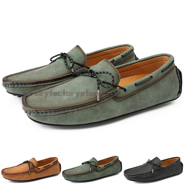 

fashion mens casual shoes drive comfortable breathable daily men leather scrub hundred leisure black slip on man lazy overshoes sneakers jog