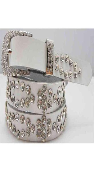 

inlaid fashion korean leather a diamond wide women039s belt01307973, Black;brown