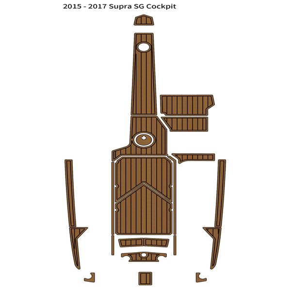 

2015-2017 supra sg cockpit mat boat eva foam teak deck floor pad self adhesive