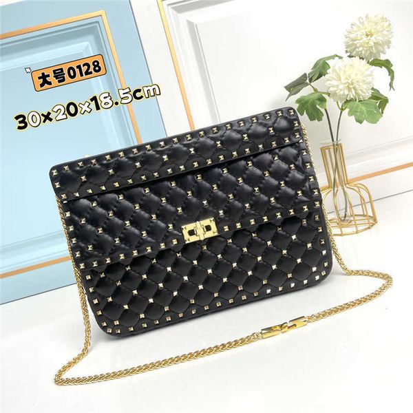 

diamond new designer luxurys bag handbags crossbody sheepskin beach bags rivet small leather large capacity handbag hm0w