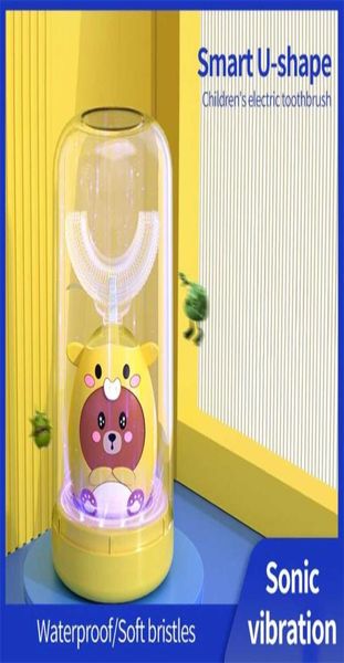 

children u electric toothbrush usb charging ultra soft replacement heads oral hygiene tools 2112282494024