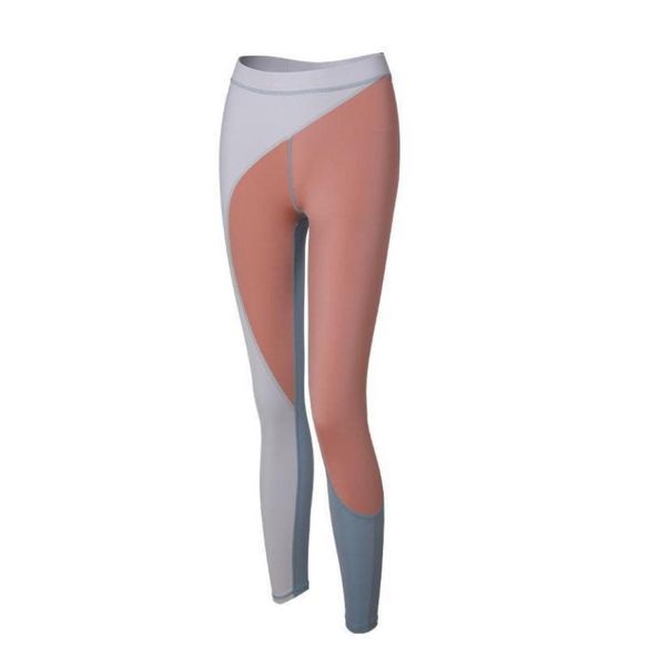 

yoga pants new exercise tight running fitness pants women show thin hip lifting high waist elastic fitness clothes running1027474, White;red