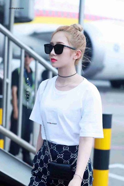 

2023 luxury fashion sunglasses factory% 80 retail gm sunglass new fashion trend tiktok korean version same glass uv proof for women, White;black
