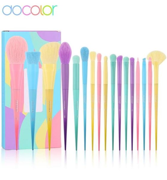 

docolor dreaming makeup brushes set 17pcs professional synthetic hair powder foundation blush eyeshadow make up brush maquiagem 226233449