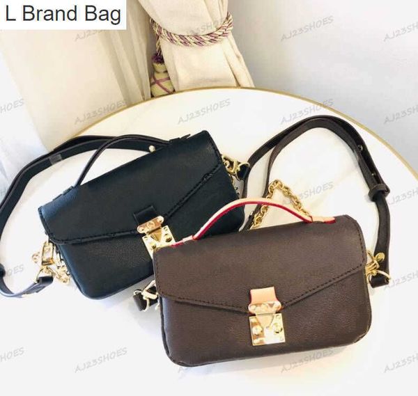 

l brand bag east west metis pm message bag luxury designer womens bags crossbody leather shoulder bag m46279 m46280, Black