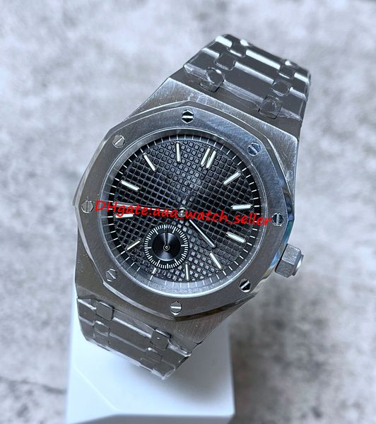 

3 styles luxury mens watches 42mm 15407 15500 15400 independent second hand automatic movement sapphire stainless steel men's sport wri, Slivery;brown