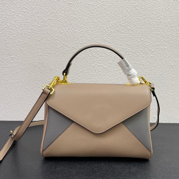

ladies handbag large capacity tote bag genuine leather crossbody bag embossed design metal buckle solid color adjustable detachable shoulder