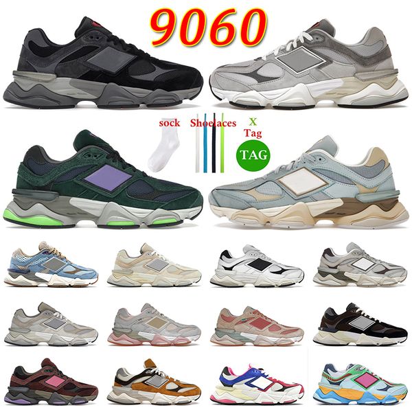 

9060 athletic og sneakers running shoes mens women rain cloud grey sea salt bricks wood bodega age of discovery blue haze jjjjound trainers, White;red