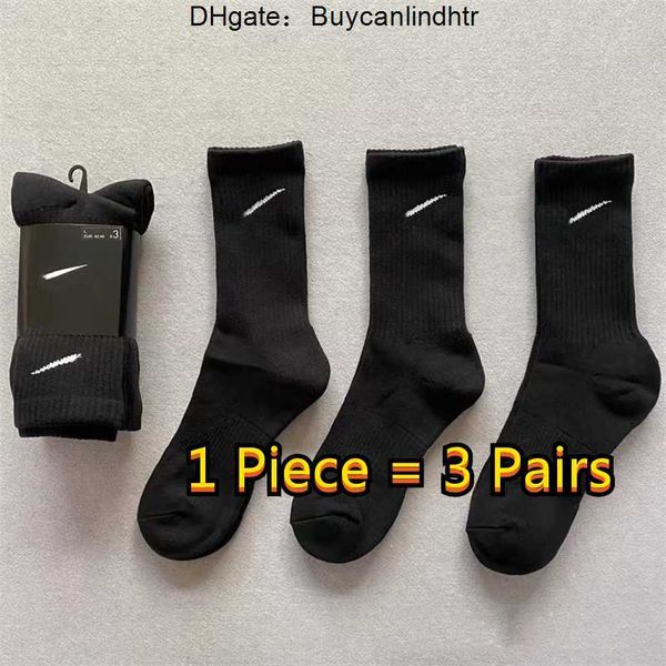 

men women sports socks fashion long with printed 2023 new arrival colorful womens and mens stocking casual wa0q, Black