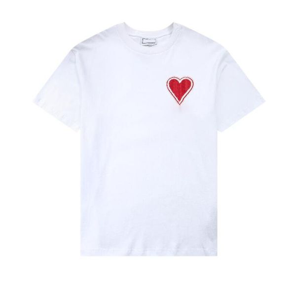 

2033 summer designer t shirt men woman t-shirt with letters heart men's t-shirts casual highly quality, White;black