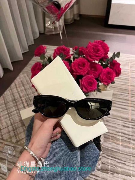 

factory y s l designer sunglasses for sale sunglasses 23 new men's and women's cat eyes sl316 black glasses ghsk, White;black