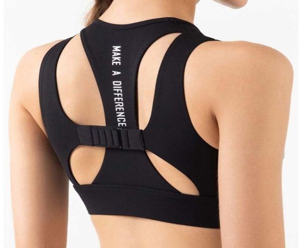 

yoga outfits women support shockproof sport bra high impact padded fitness quick dry gym workout push up sportwear running ve8085519, White;red