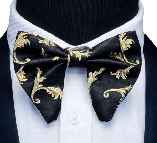 

new big bow ties men039s novelty floral bowtie red black solid fashion flowers bow ties for men wedding accessories y2203296346749, Blue;purple