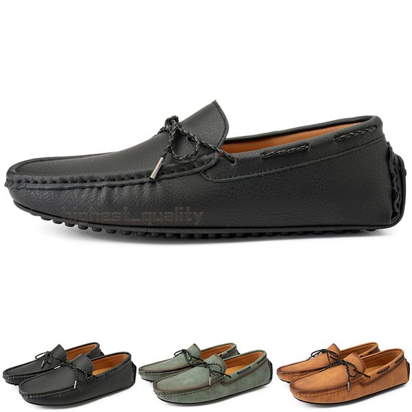 

fashion mens casual shoes drive comfortable breathable daily men leather scrub hundred leisure black slip on man lazy overshoes sneakers jog