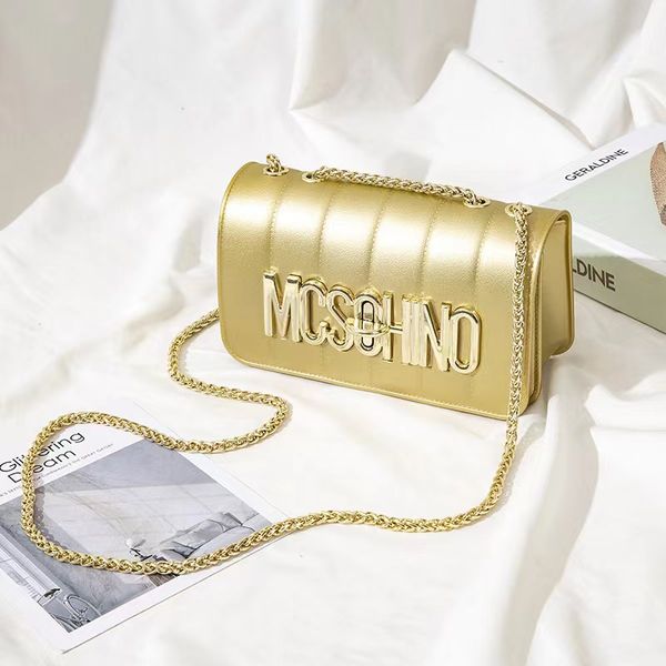 

2023 the latest women's shoulder bag exquisite workmanship pvc jelly gorgeous color fashion chain diagonal span bag manufacturer direct