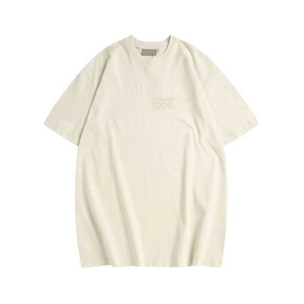 

mens t-shirts ess tees designer shirt men women laminated print short sleeve letter loose oversize casual t-shirtytlv, White;black