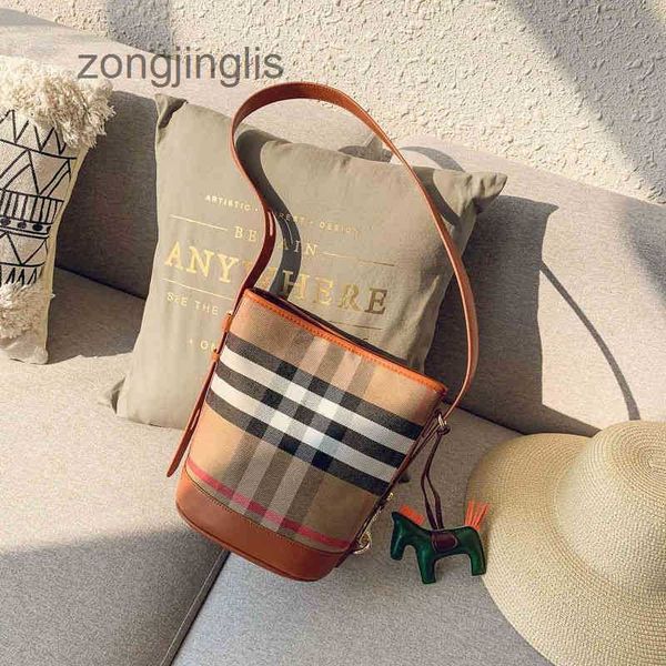 

canvas bag classic bucket ladies gate east lattice burbrerys women's ins net red messenger large capacity shoulder bags 1pf5