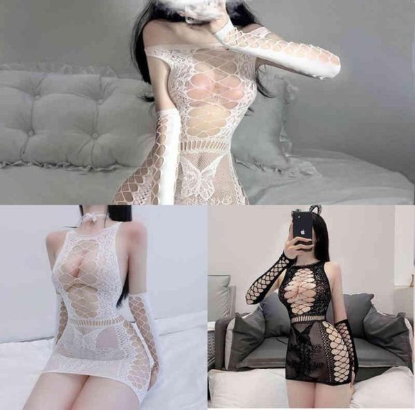 

nxy underwear cat cosplay bodystocking erotic lingerie kawaii headband furry tail black white set temptation costume 2695361, Red;black