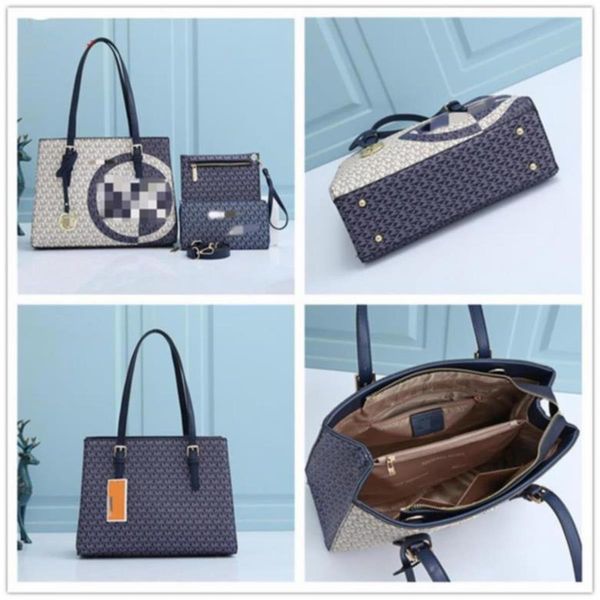 

michael s kor m k bags 3 pieces set designer bags women crossbody handbag lady 15 tote coin purse shoulder bags