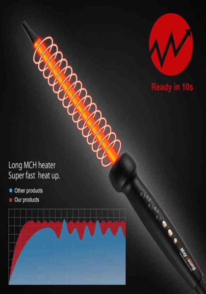 

nxy curling irons 9mm super slim mch tight curls wand ringlet afro curls hair curler curling iron chopstick curls 04272071661