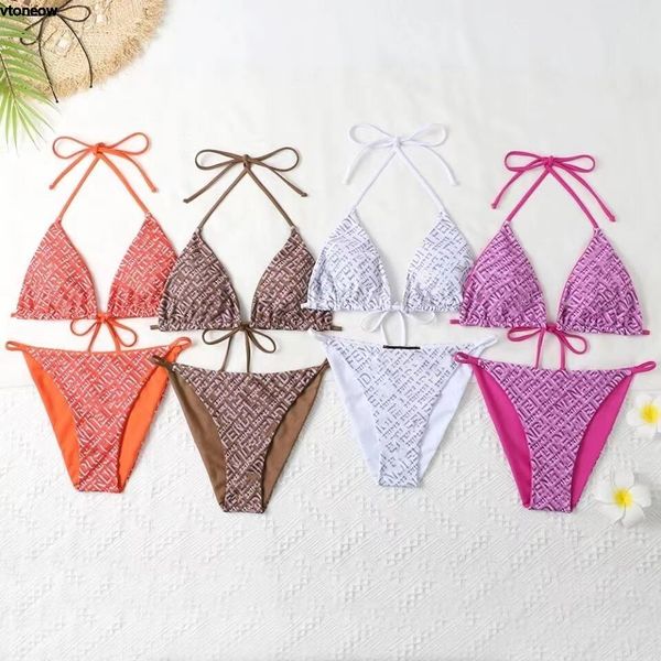 

designer bikini swim suit women swimsuit ladies backless split letter multicolors summer time beach bathing suits wind swimwear