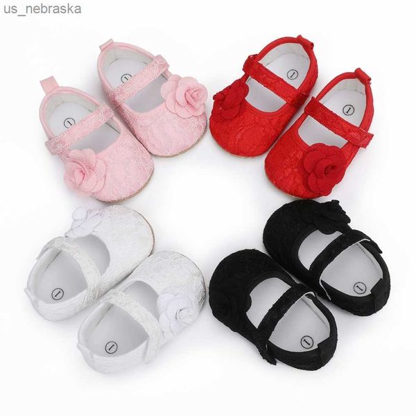 

first walkers baby girls lace flowers cotton shoes spring autumn toddlers prewalkers soft bottom anti slip toddler girls princess shoes l230