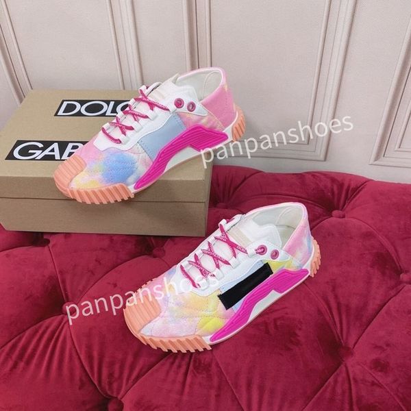 

new luxurys designer mens casual shoes women's youth fashion retro sports shoes men's trend fashion training shoe platform, Black