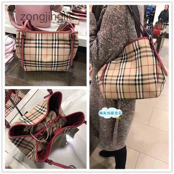 

horseberry classic plaid ladies designer single burbrerys bag tote womens shoulder shopping tote h4wk