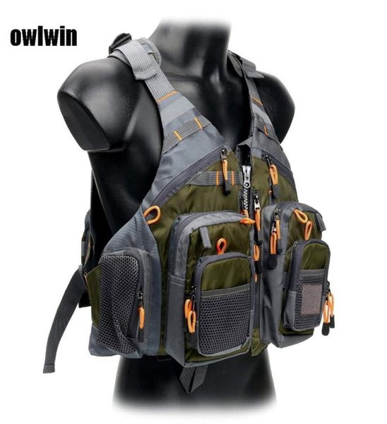 

water productslife owlwin life fishing outdoor sport flying men respiratory jacket survival utility6887786